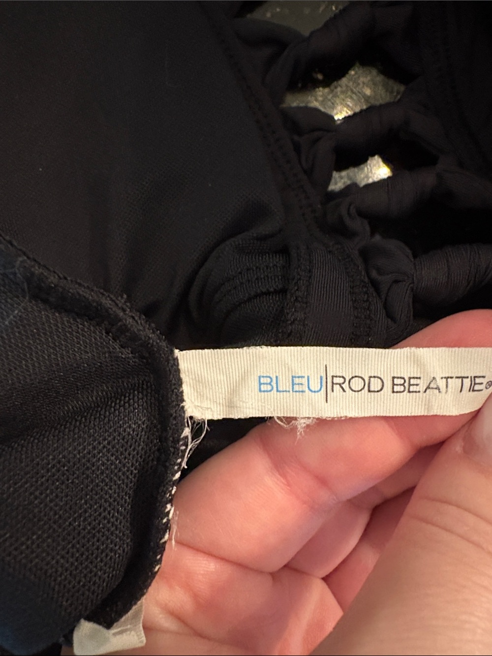 Bleu Rod Beattie Black One-Piece Swimsuit